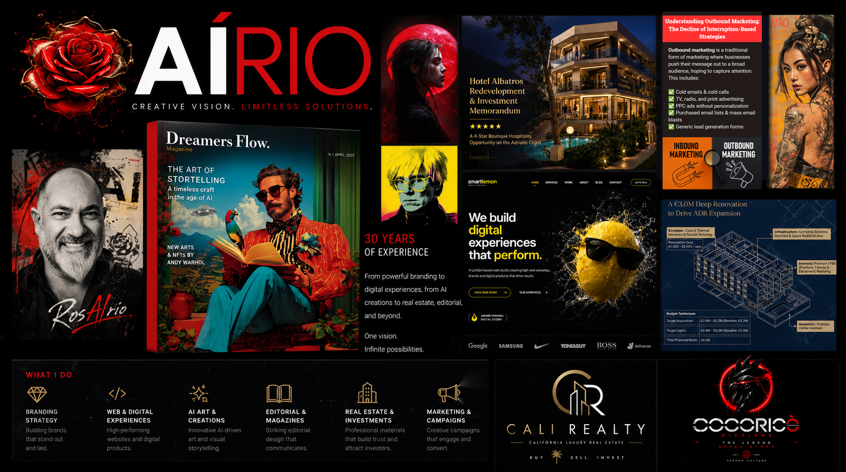 Rosario Martorana - Polyhedric Designer, Art Direction & 3D Artwork Showcase